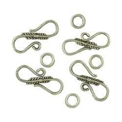 AussieSuperStore Jewellery Making Supplies JF Clasp Hook & Eye Fancy JF Clasp Hook & Eye Fancy | Jewellery Making Findings 9323823163402 JF1080